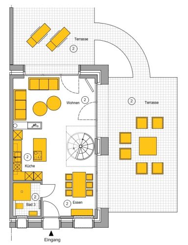 Grundriss Scheunenflair EG